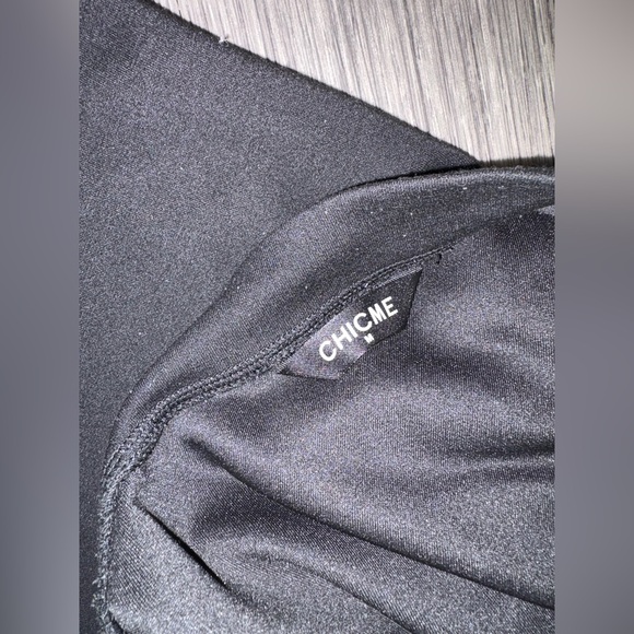 CHICME Black Wide-Leg Long Sleeve Jumpsuit | Elastic Waist | Size M | NWOT - Picture 13 of 13